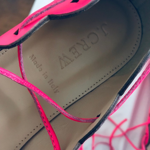 Jcrew Leather eyelet lace-up flats - Picture 4 of 8